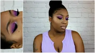 QUICK & EASY PURPLE MAKEUP TUTORIAL | USING ONLY ONE EYESHADOW!!