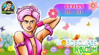 Wordscapes In Bloom Levels 16 - 20 Answers
