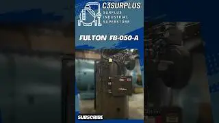 50 HP Fulton Boiler Works 150 PSI Steam Boiler 2014 Model FB 050 A