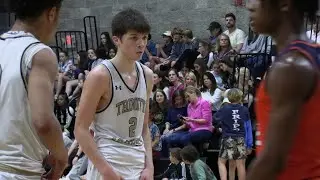 '23 Trinity Academy Raleigh PG Trevor Barrett Highlights vs. Grace Christian School