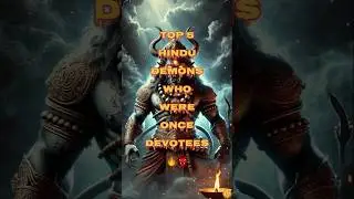 Top 5 Hindu Demons Who Were Once Devotees 🔥👹#demons #hinduism #shorts #youtubeshorts #ytshorts