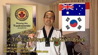 AUTHENTIC WORLD MASTER CLASS MARTIAL ARTS ROK 2023  - Testimonial from Australian- Korean Florian