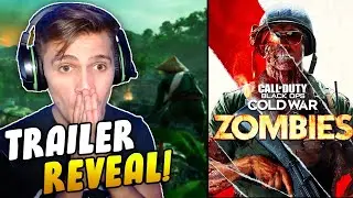 Black Ops Cold War ZOMBIES Official Reveal REACTION!!! (Trailer & Gameplay)
