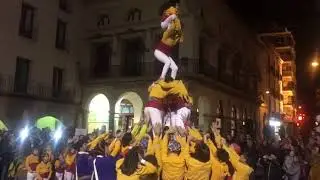 Conlloga Muixeranga de Castell&oacute; en la Marxa C&iacute;vica Vila-real
