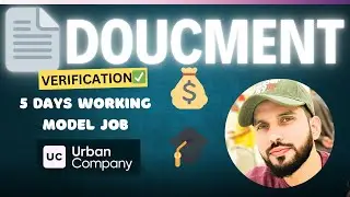 🚨 Urban Company Document Verification Job 📄 | Freshers | Easy & Simple Interview ✅ | Good Salary 💰