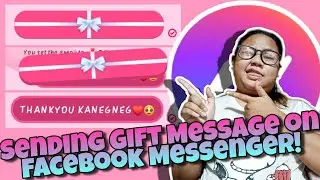 Sending Gift Message on Facebook Messenger 🎁 | Salvi TV