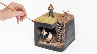 Making realistic bandits a 3d printer with the model kit (Diorama)
