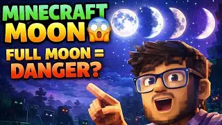 Minecraft Moon Phases Explained 😱 | Full Moon = Danger?