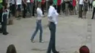 Dancing in Tudor Square, Sheffield (Spring 2008)