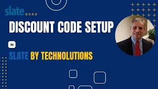 Discount or Promo Code Setup in Slate by Technolutions