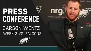 Carson Wentz Proud of the Eagles' Resiliency Despite Loss | Eagles Press Conference