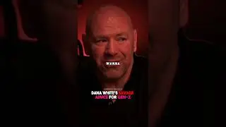 Dana White's SAVAGE Advice To The New Generation