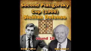 Bobby Fischer vs Miguel Najdorf |round 16 | Second Piatigorsky Cup (1966) | 🧩👍😀 #chess