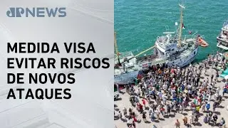 It&aacute;lia prop&otilde;e que embarca&ccedil;&atilde;o entregue ajuda humanit&aacute;ria sem ir a Gaza