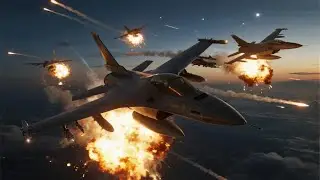 Ukrainian F-16s Launch Heavy Airstrikes on Russian Ground Forces