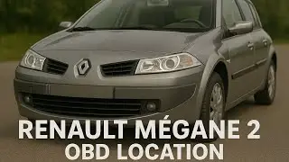 Renault Megane 2 - OBD port location