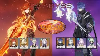 C0 Mavuika X C0 Flinns | Spiral abyss floor 12 | Genshin Impact.