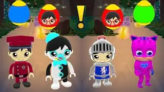 Tag With Ryan Disco Mix Clown vs SGT vs Sir Ryan And Twin Pj Mask Full Walkthrough