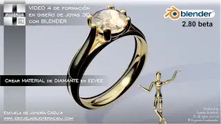 VIDEO 4 Diseño de Joyas 3D y Joyería con Damien Rohrbach y BLENDER 2.8