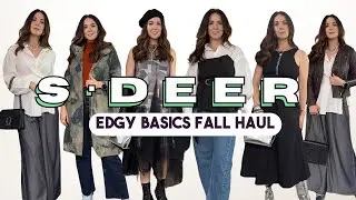 S.Deer Try On Haul + Review...Elevated and Edgy Basics for Fall!