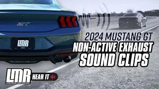2024+ Mustang GT Non-Active Exhaust: Stock Sound Clips - Revs, Take Offs, Fly-bys, & Decibel Levels