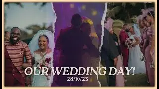 OUR WEDDING DAY ❥ BRIDAL PREP, CEREMONY & A LIT WEDDING RECEPTION🔥 28.10.23 💍