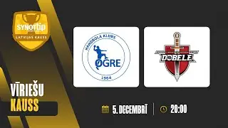 HK Ogre 🆚 ZRHK TENAX Dobele | 1. posms | Latvijas SynotTip kauss 25/26