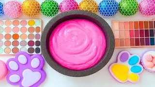 Relaxing Slime ASMR | DIY Mixing Makeup, Eyeshadow & Toothpaste