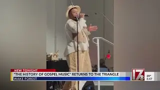 'The History of Gospel Music' returns to central NC