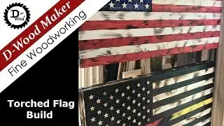 Torched American Flag Build / How to