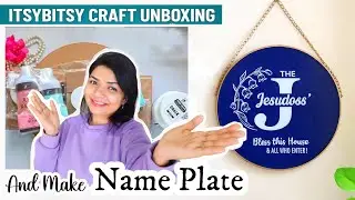 Easy RESIN Nameplate ✨& Itsybitsy Craft Haul 💝✨