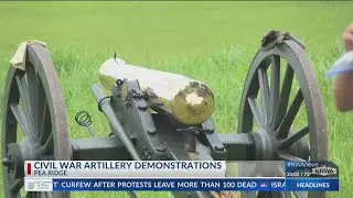 Reenactors, cannons bring Pea Ridge National Military Park to life