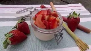 Parsnip-Lemon Cream with Fruit-Ragout