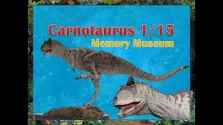 Carnotaurus 1/15 Statue Memory Museum Dinossauro Jurassic