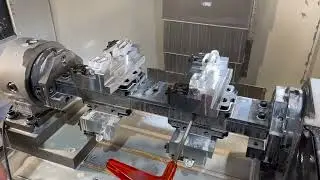 Application of Zero Point Twin Clamping Bridge with 5 Axis Vises