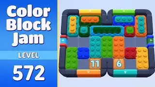 Color Block Jam Level 572 | Every Puzzle Solved! 🎯