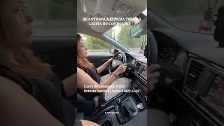 Quanto GASTEI para tirar a carta de condu&ccedil;&atilde;o em PORTUGAL #portugal #cartadecondu&ccedil;ao #europa