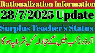 Rationalization Surplus Teacher's Information Transfer updates New information