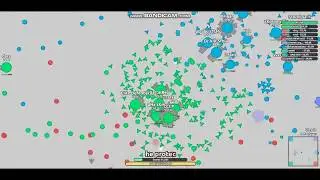 4 TRI - TRAPPERS (Part 1) IN ONE TEAM (4 TEAMS) DIEP.IO