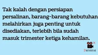 Persiapan Perlengakapan Untuk Persalinan