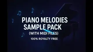 Piano Melodies Sample Pack (With MIDI Files) – 100% Royalty Free