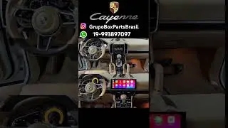 Porsche Cayenne  Painel TFT LCD + Multim&iacute;dia 12.3 c/ Carplay sem fio pe&ccedil;a seu KIT aqui