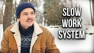 Как я живу медленной и простой жизнью, работая
