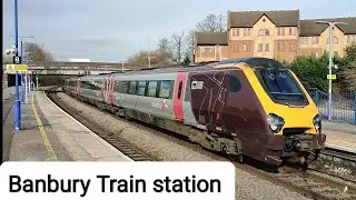 Trains at Banbury Station Oxfordshire