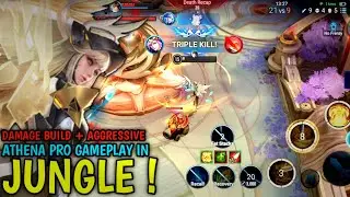 Honor Of Kings : Athena Pro Gameplay | Jungle Tutorial Athena & Best Build - HOK