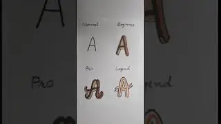 write A normal vs beginners vs pro vs legend #trending #art #calligraphy #satisfying