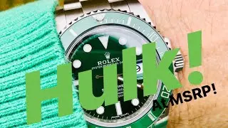 Rolex Submariner Hulk! At MSRP!! How it happened
