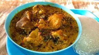 How to Cook Bitter Leaf Soup with Cocoyam (Ofe Onugbu)