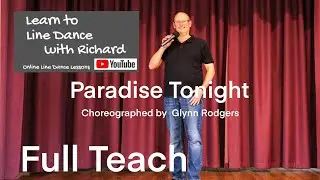 IMPROVER LINE DANCE LESSON 84 - Paradise Tonight - Part 1 - Full Teach