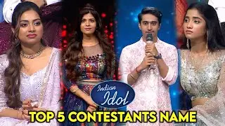 Indian Idol Season 16 Top 5 Contestants | Judges & Audience Choice | Indian Idol 2025